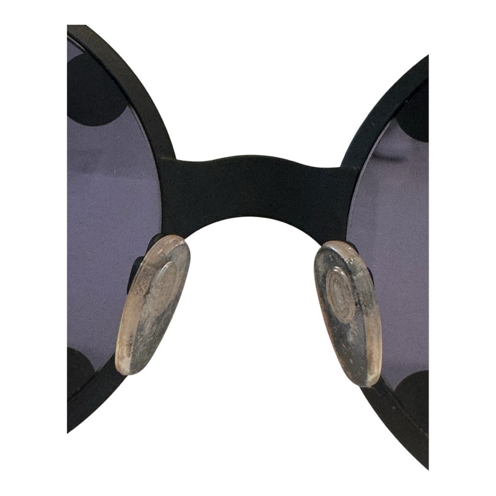 Authentic CHANEL CC Matte Black Round Frame Sunglasses w/ Case - Picture 11 of 16